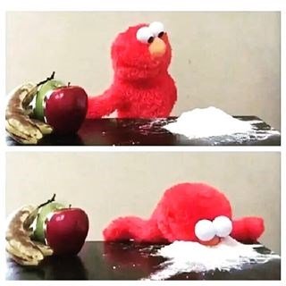 Free elmo-cocaine.jpg meme template