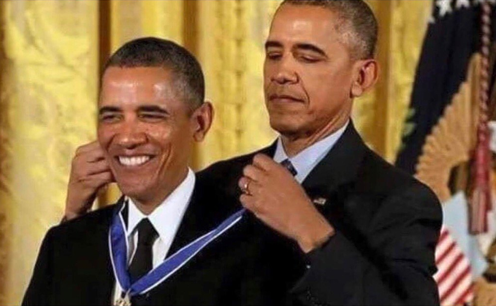 Free obama-medal.jpg meme template