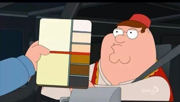 Free peter-griffin-skin-color-chart.jpg meme template
